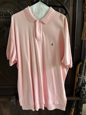 Polo by Ralph Lauren Light Pink Cotton Top - XL